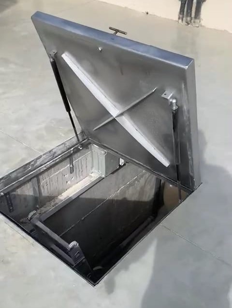 מכסה לבטון מוחלק