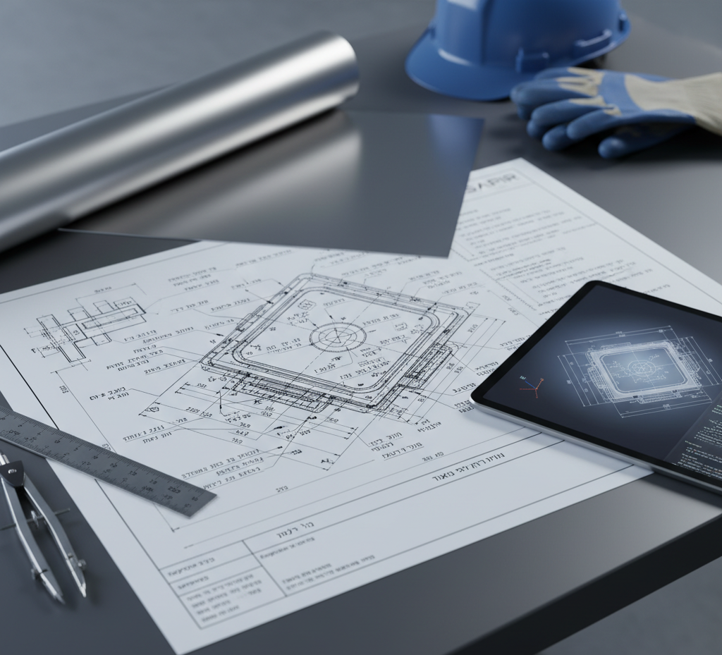 שרטוטים ומפרטים טכניים